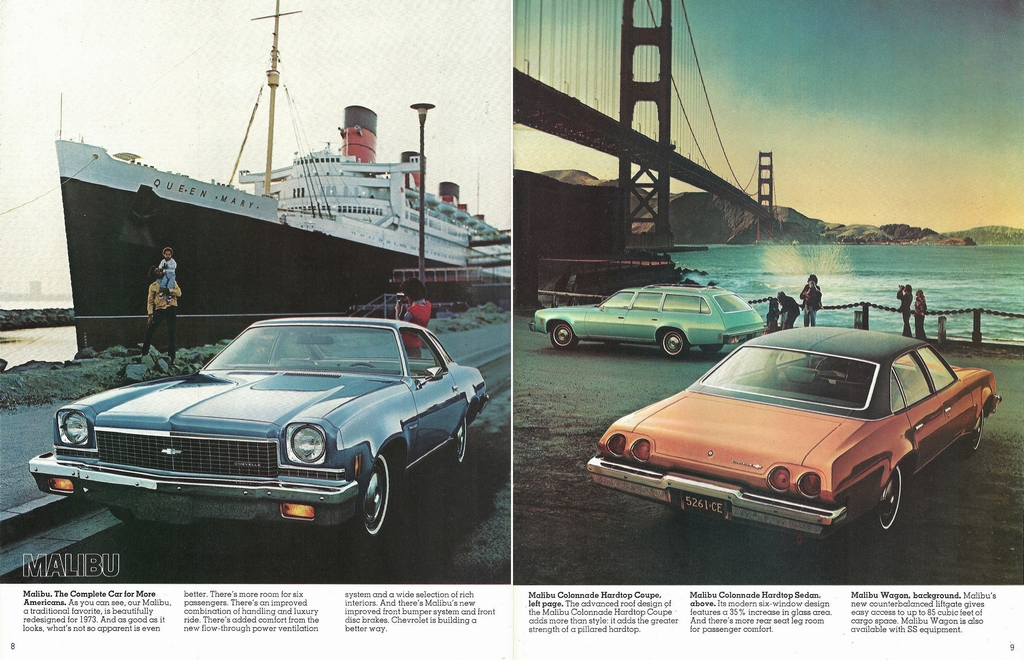 1973 Chev Chevelle Brochure Page 1